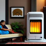 Modern PTC Heater**

A modern, sleek PTC heater in a cozy Bengali home setting.  A family is relaxing, fully clothed in traditional Bengali attire, enjoying the warm atmosphere. The heater has a clear display showing energy-saving settings.  Safe for work, appropriate content, fully clothed, professional, perfect anatomy, natural proportions, high quality render, bright and inviting lighting, modest clothing.

**